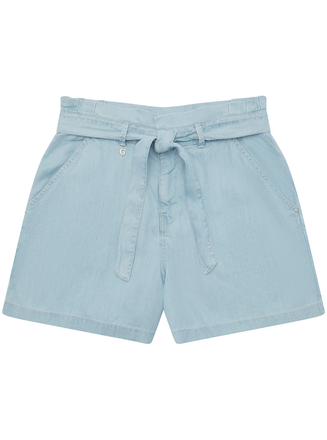 Blue Tencel Indi Shorts for Women - Comfortable & Stylish Casual Wear (Size 2-7) | Perfect for Yoga, Beach & Summer Outfits