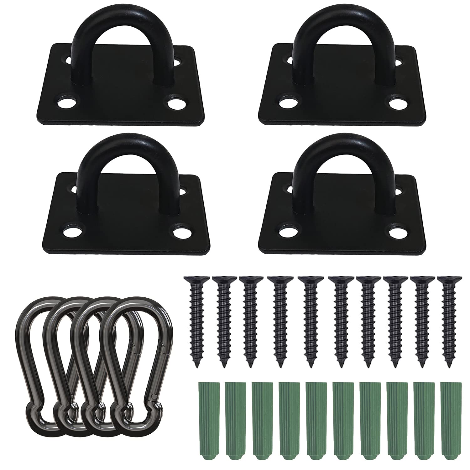 Stainless Steel Ceiling Hooks - Heavy Duty Marine Hardware Hooks with Screws for Home, Garage, Boat & RV Organization | Rustproof Hanging Solution for Storage & Decoration