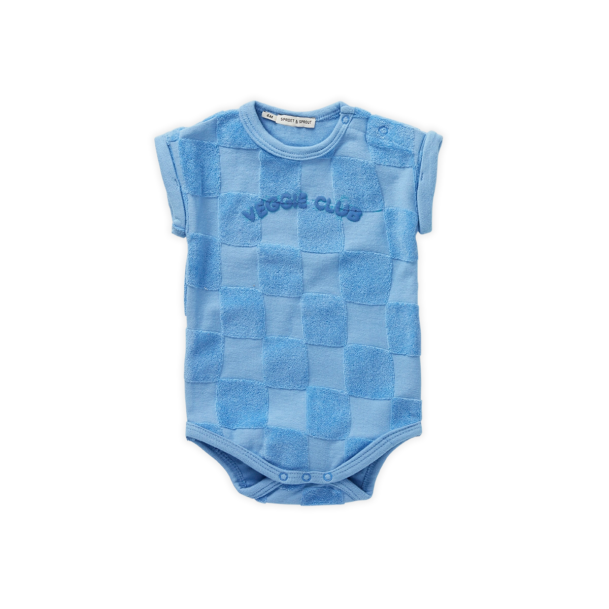 Sproet & Sprout Terry Cloth Baby Romper - Soft & Breathable Cotton Jumpsuit for Infants & Toddlers - Perfect for Playtime, Daycare & Summer Outings