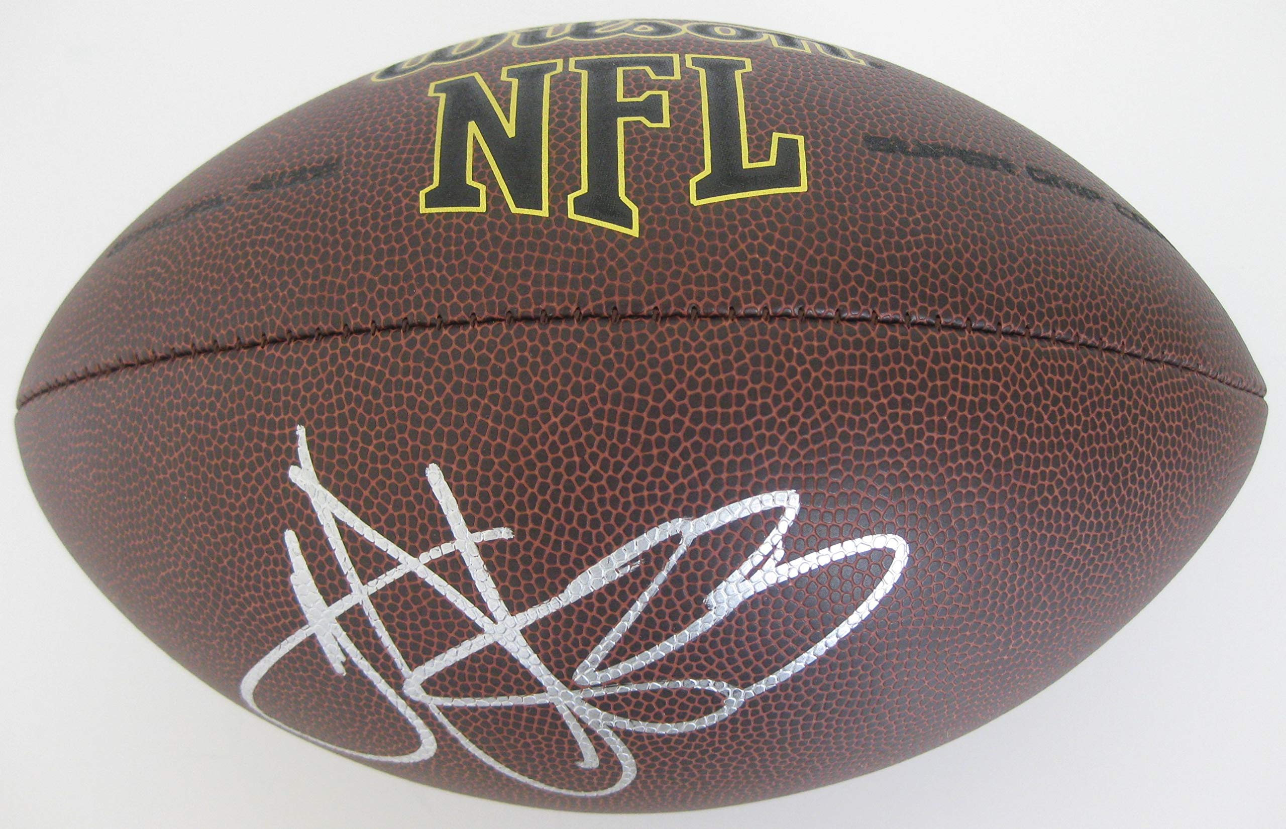 Authentic Troy Vincent Signed NFL Football with COA - Eagles, Dolphins, Bills Memorabilia for Collectors & Sports Fans | Perfect for Man Cave, Sports Room Decor, and Gift for Football Enthusiasts