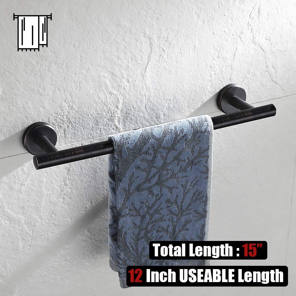 Oil Rubbed Bronze Towel Ring - 7