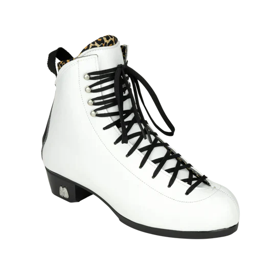 Moxi Jack 2 Vegan White Roller Skate Boots for Women - Size 8 | Outdoor & Indoor Skating, Rink, Park, Fitness & Casual Wear