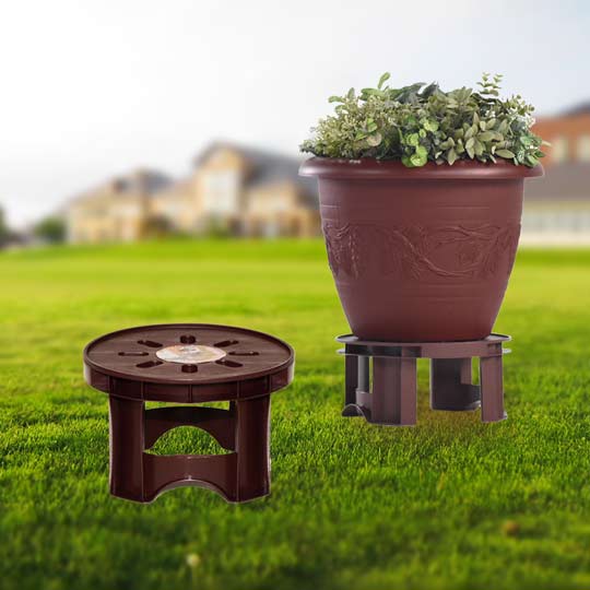 Decorative Flower Pot Stand 23x14cm (GP 2913) - Perfect for Indoor Plants, Home Decor & Garden Display