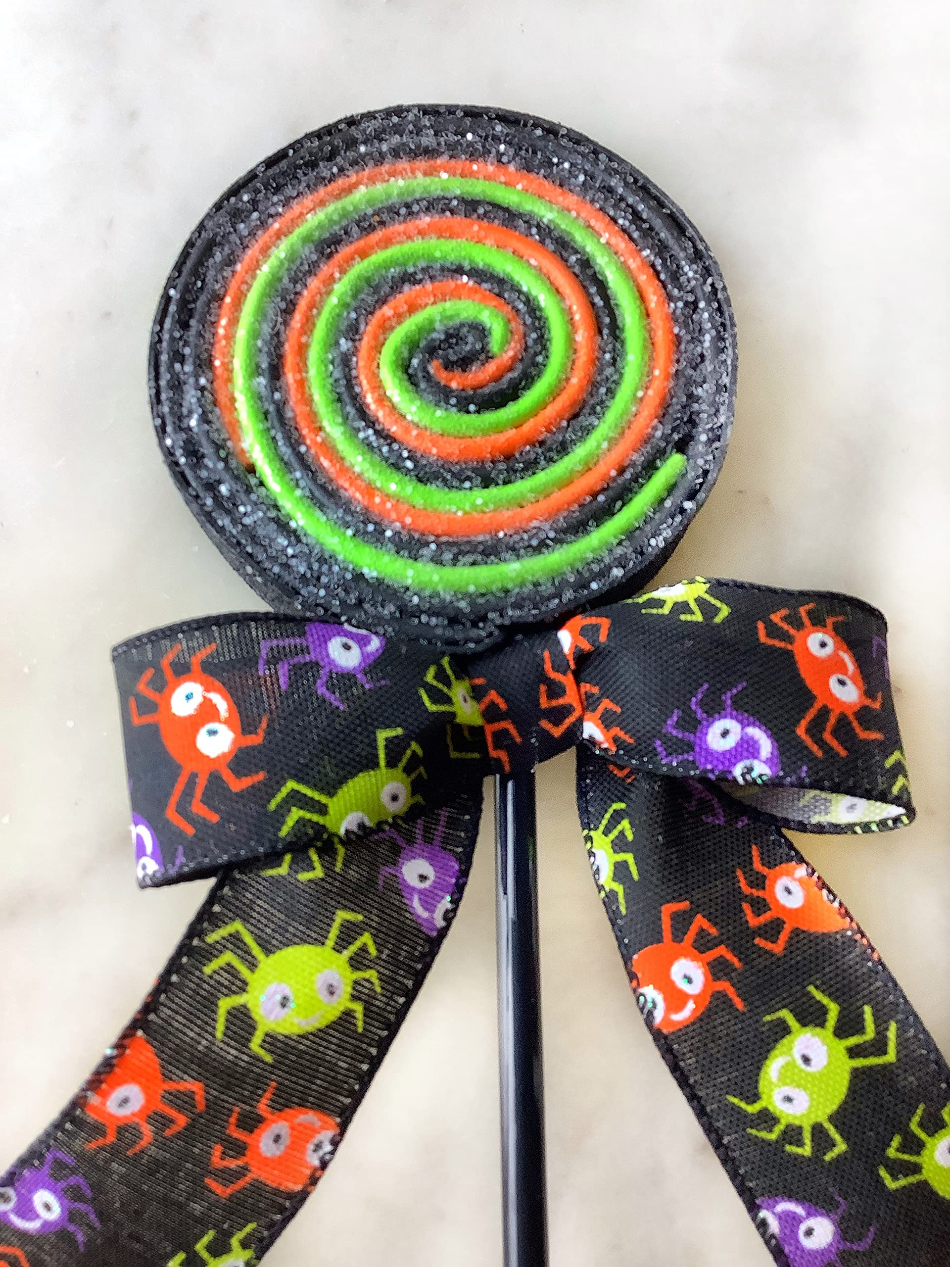 Halloween Fake Candy Decorations - Faux Lollipops, Cake Pops & Candy Wreath Attachments for Spooky Party Decor | Scary Wreath Embellishments for Halloween Door & Home Decorations