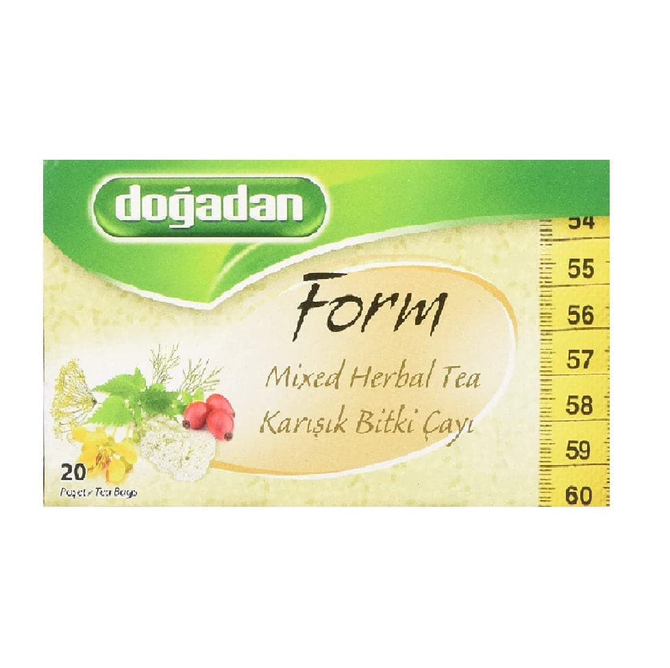 Organic Weight Loss Tea for Detox & Metabolism Boost | Dogadan Herbal Slimming Tea | 20 Tea Bags | Perfect for Morning Routine & Post-Workout Recovery