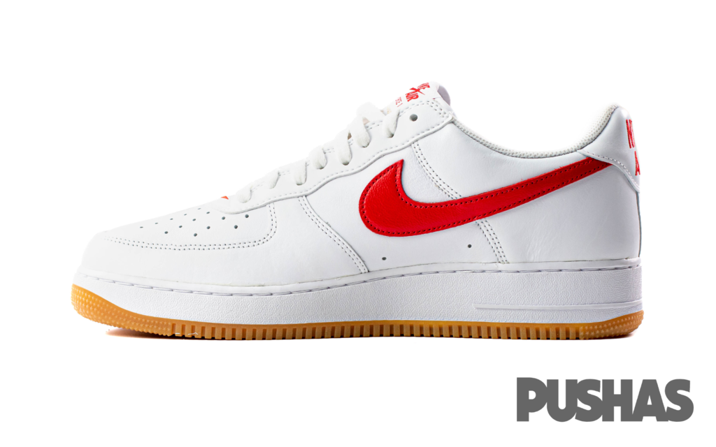 Nike Air Force 1 '07 Low 'Color of the Month University Red Gum' Sneakers (2023) - Men's Basketball Shoes for Casual Wear & Street Style