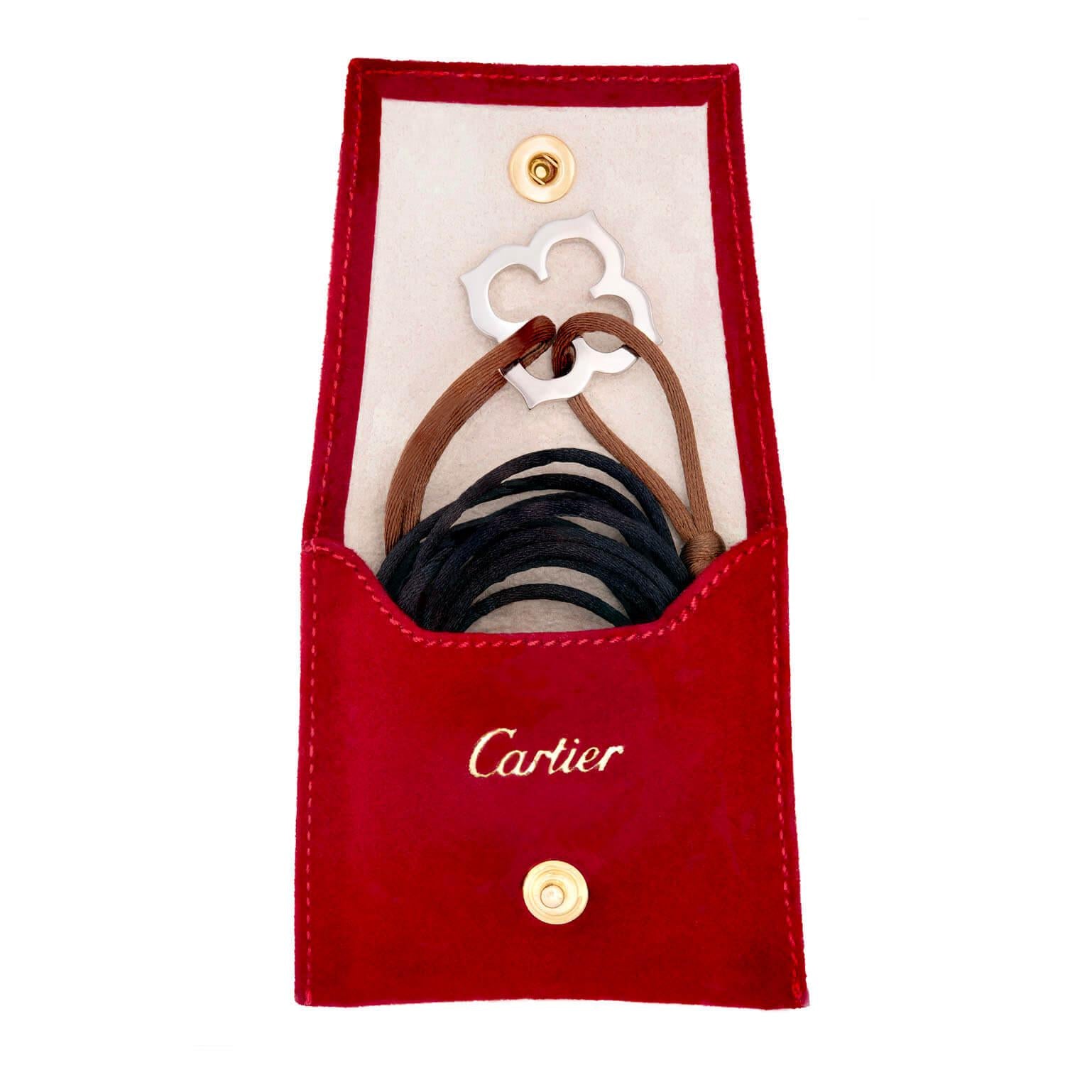Cartier Estate 18K Gold Hindu Diamond Necklace & Bracelet Set - Luxury Jewelry for Weddings, Parties & Special Occasions