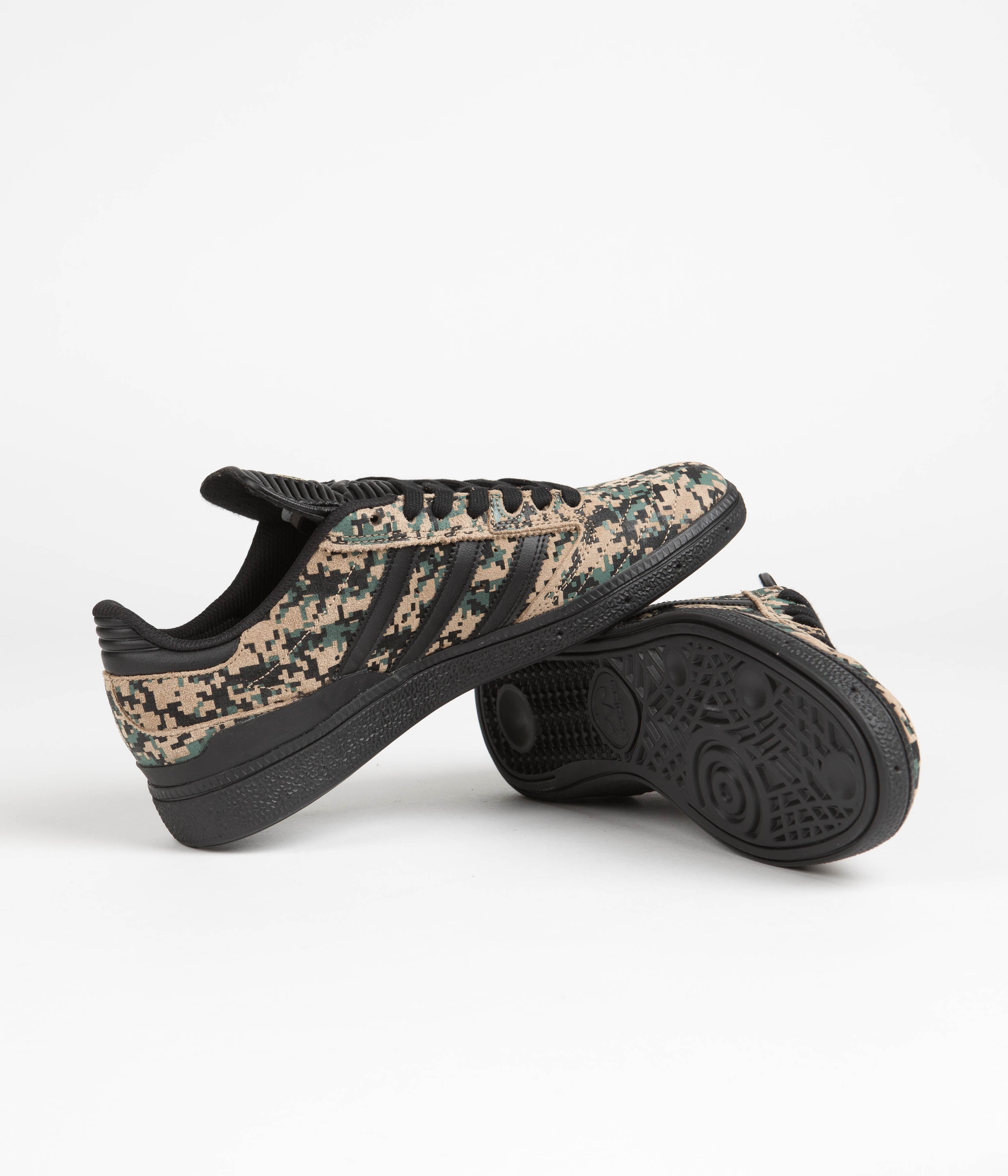 Adidas Busenitz Shoes for Men - Core Black / Cardboard / Gold Metallic - Skateboarding & Casual Wear Sneakers