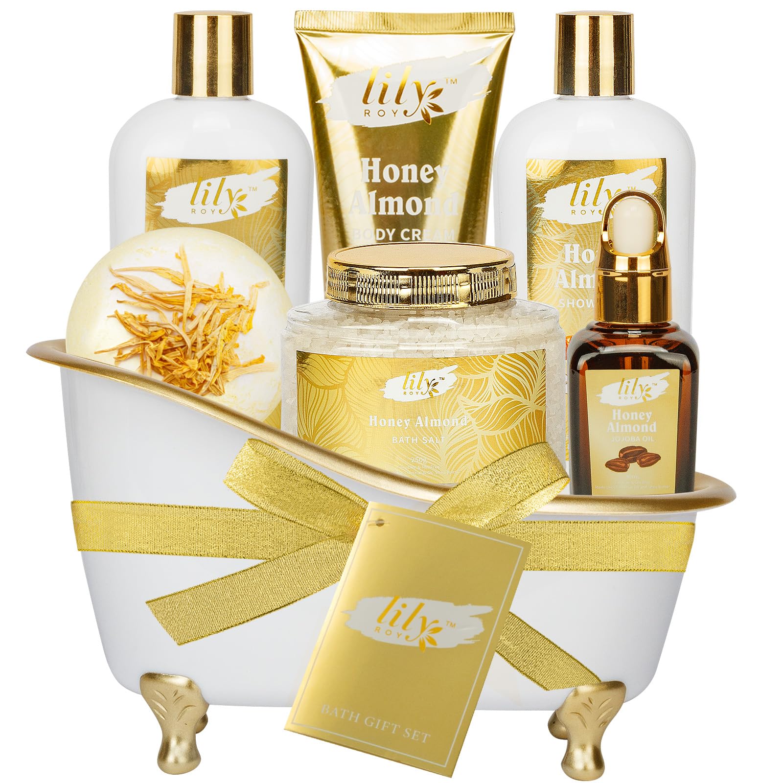 Luxury Spa Gift Set for Women - Bath & Body Care Kit with Essential Oils, Bath Bombs & Moisturizers - Perfect Valentine's Day, Mother's Day, Birthday & Christmas Gifts - Relaxing Home Spa Experience for Self-Care & Pampering