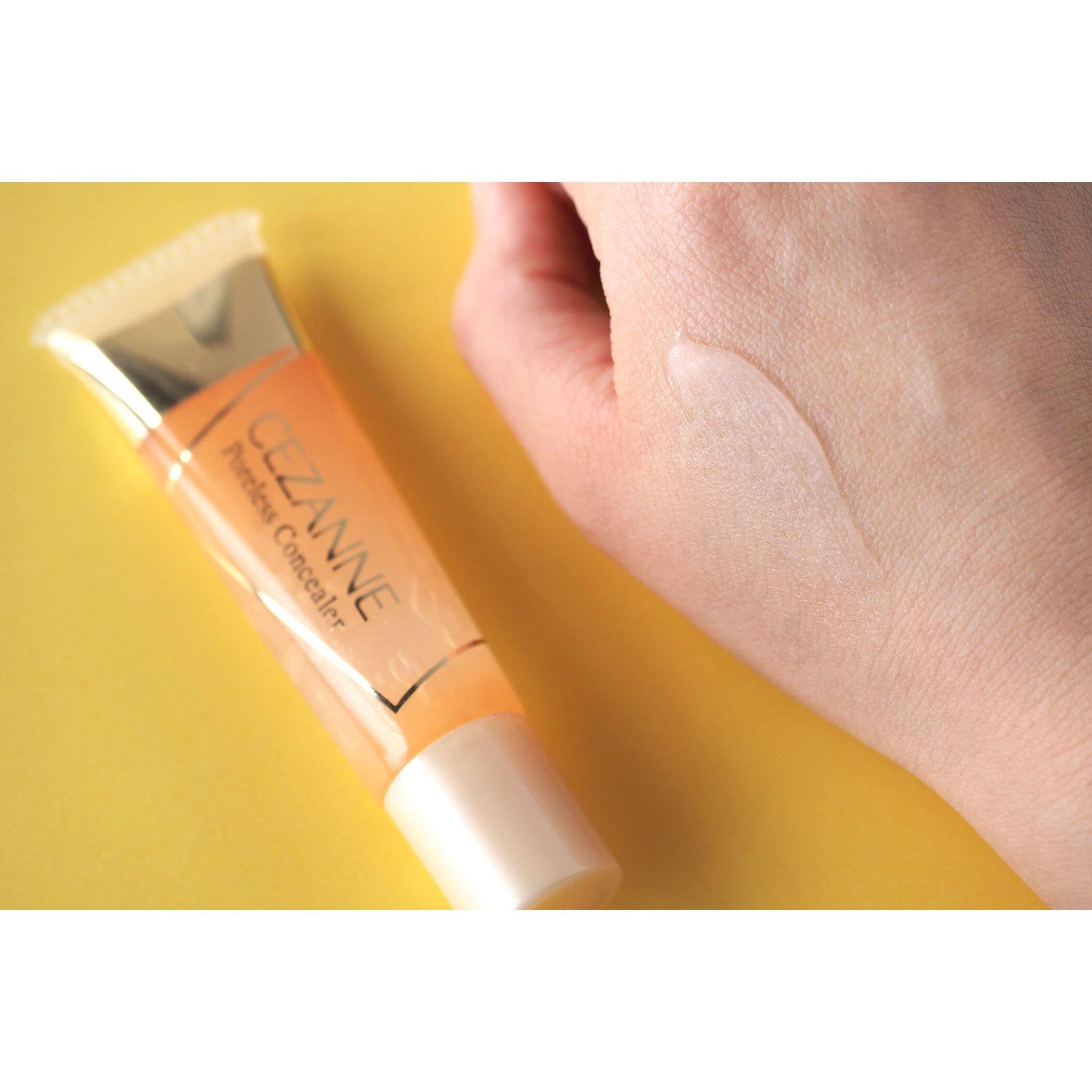 Cezanne Clear Poreless Concealer 11g - Oil-Free Full Coverage Makeup for Blemish & Dark Circle Concealing - Perfect for Everyday Wear & Photo Shoots