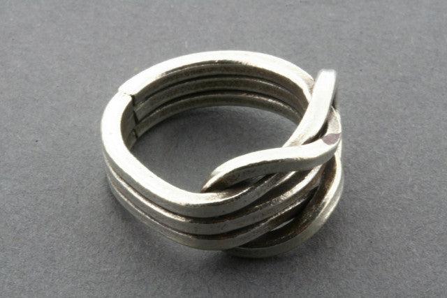Heavy Infinity Knot Ring for Women - Sterling Silver Celtic Love Symbol Jewelry - Perfect for Gifts, Weddings, and Everyday Wear