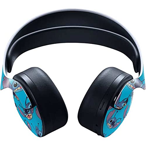 Officially Licensed Disney Lilo & Stitch Gaming Skin Decal for PS5 Pulse 3D Wireless Headset - Custom Face Expression Design | Perfect for PS5 Gaming Accessories & Disney Fans Collection