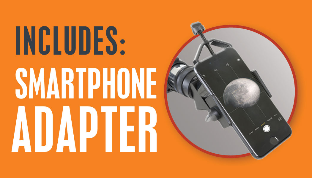 PowerSeeker 127EQ Telescope with Smartphone Adapter - Perfect for Stargazing, Astrophotography & Backyard Astronomy (Includes Phone Mount for Night Sky Photography)