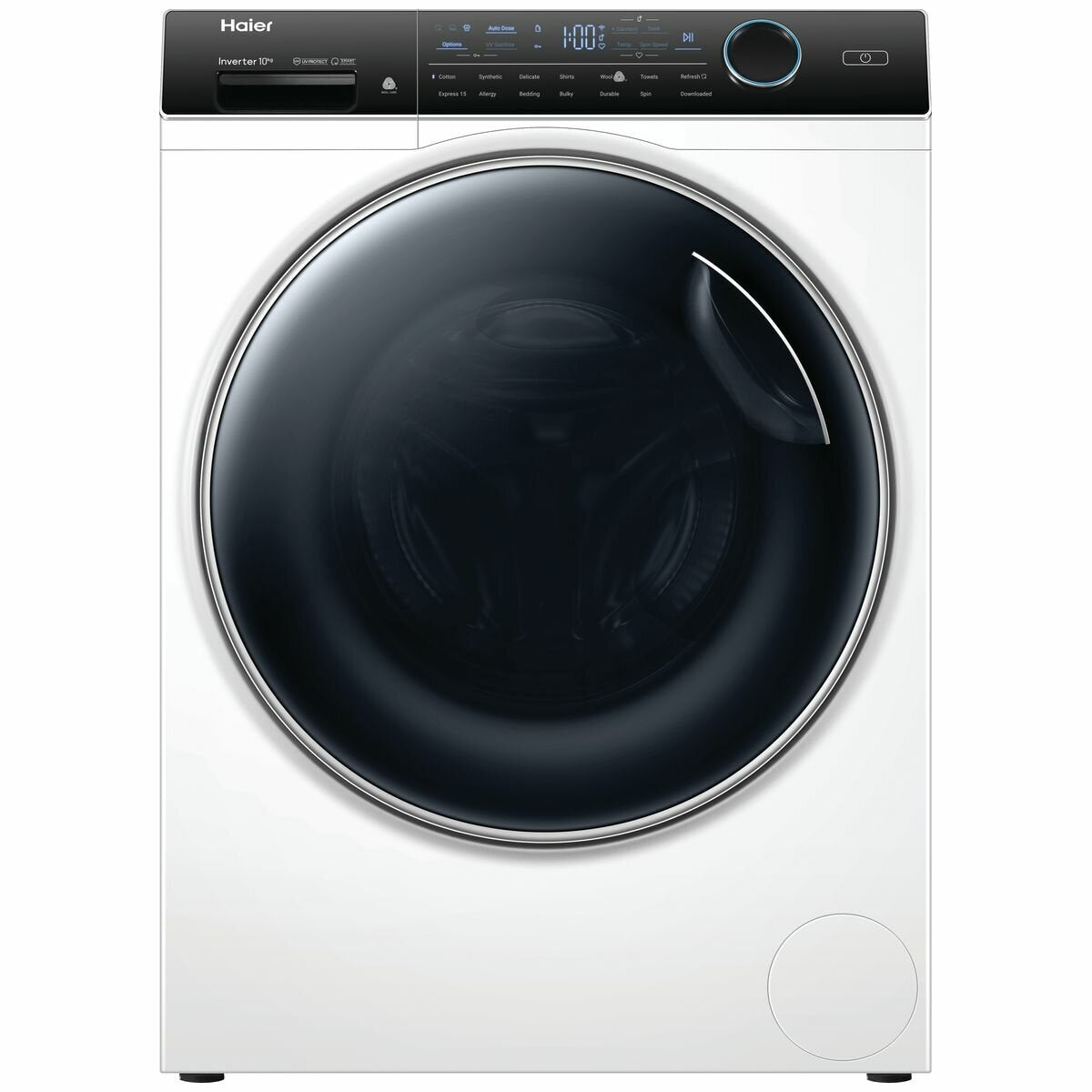 Haier 600 Series 10kg Front Load Washing Machine with UV Protection HWF10AN1 - Perfect for Large Families & Allergy Sufferers | Energy Efficient Laundry Solution for Homes & Apartments