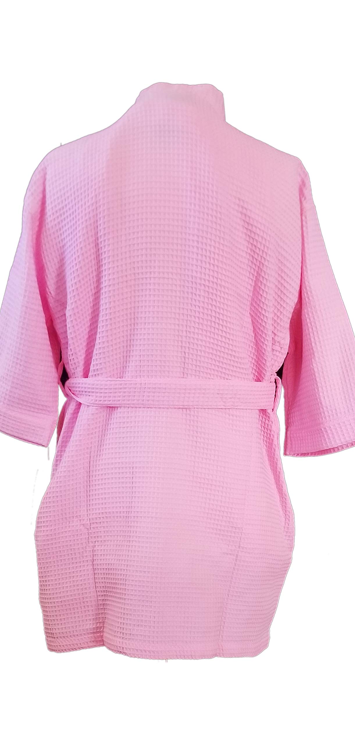 Personalized Monogrammed Cotton Waffle Bathrobe - Custom Initials & Short Names - Soft Spa Robe for Women & Men - Perfect for Bridal Showers, Hotels, and Luxury Gifts