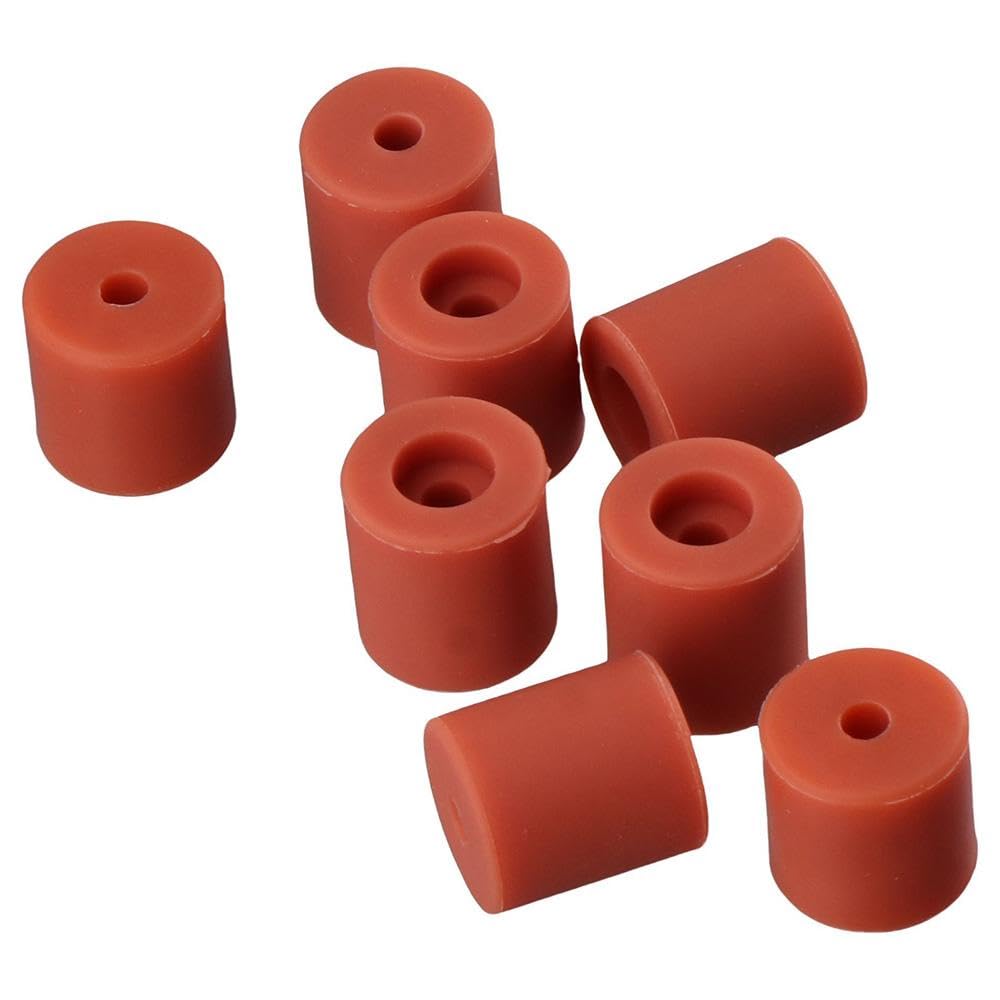 8 Pcs 3D Printer Silicone Solid Bed Mounts - Heatbed Leveling Shock Absorber Parts for Creality Ender 3/5, CR-10 - Perfect for Stable Printing & Vibration Reduction