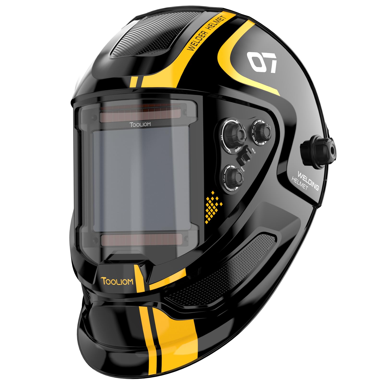 TOOLIOM True Color Auto Darkening Welding Helmet - 3.94