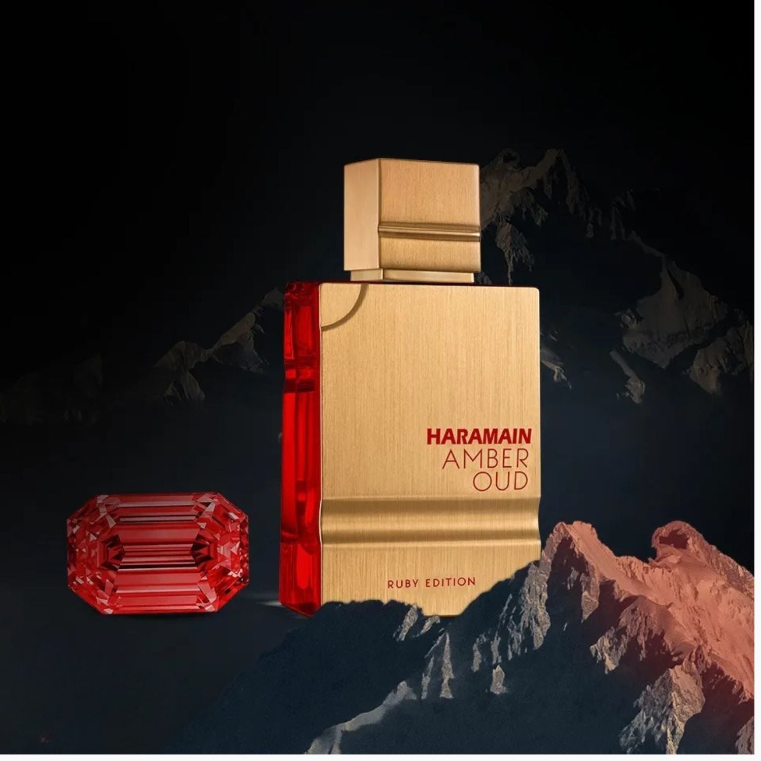 Al Haramain Amber Oud Ruby Edition EDP Spray 4.0 oz - Premium Arabian Perfume for Women & Men - Long Lasting Luxury Fragrance for Evening Events, Date Nights & Special Occasions