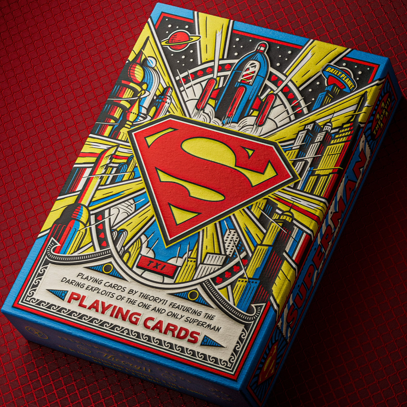 Superman Themed Playing Cards - Premium Deck for Poker, Magic Tricks & Game Nights - Perfect for Collectors, Gifts & Party Entertainment