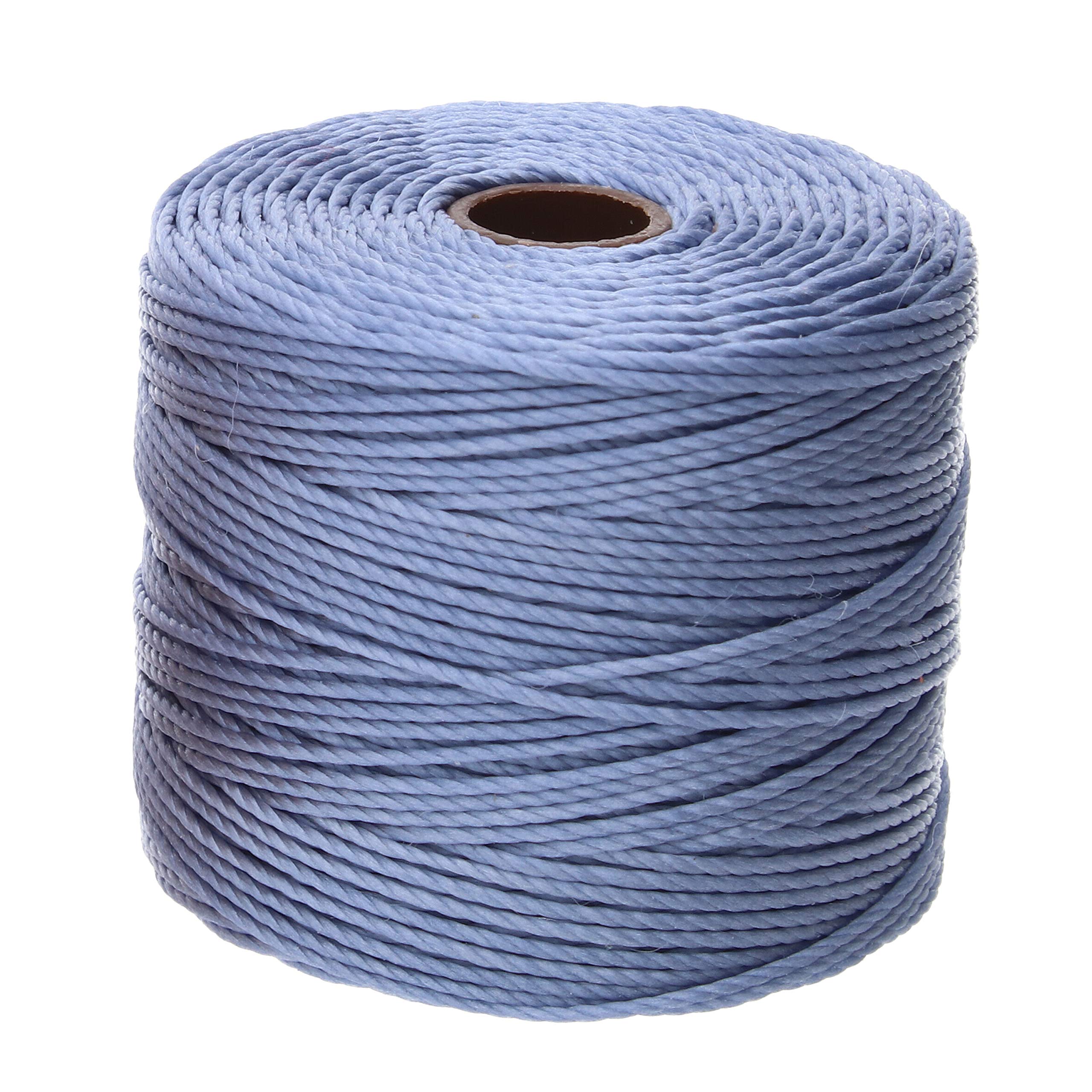 The Beadsmith S-Lon Bead Cord – 0.5mm Twisted Nylon Stringing Cord for Jewelry Making, Montana Color, TEX210, 77 Yard Spool – Perfect for Beading, Bracelets, Necklaces, and DIY Crafts