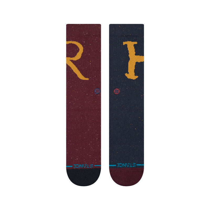 Stance Ron and Harry Crew Socks - Official Harry Potter Inspired Socks for Men & Women - Comfortable Cotton Blend Novelty Socks - Perfect for Cosplay, Gifts, and Potterhead Fashion