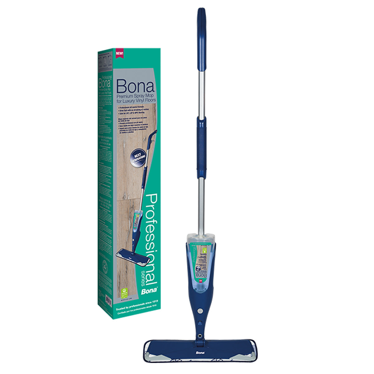 Bona Luxury Vinyl Flooring Mop Kit - Premium Hardwood & Laminate Floor Cleaner for Shine Protection | Perfect for Home, Office & Commercial Spaces