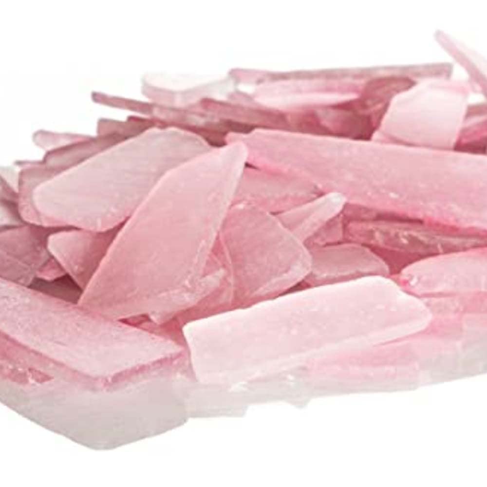 Pink Sea Glass for Crafts - Beach Glass Décor - Vase Filler - DIY Sea Glass Art - 11oz Bag of Tumbled Craft Glass - Perfect for Wedding Centerpieces, Home Decor, Aquariums & Terrariums