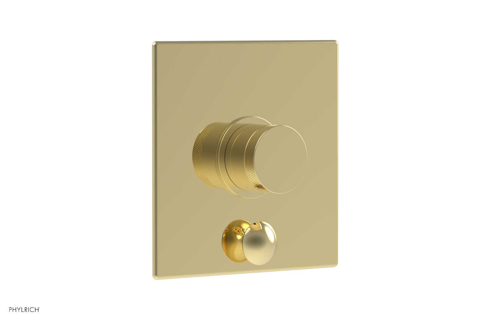 Premium BASIC II Pressure Balance Shower Plate with Diverter & Handle Trim Set - 4