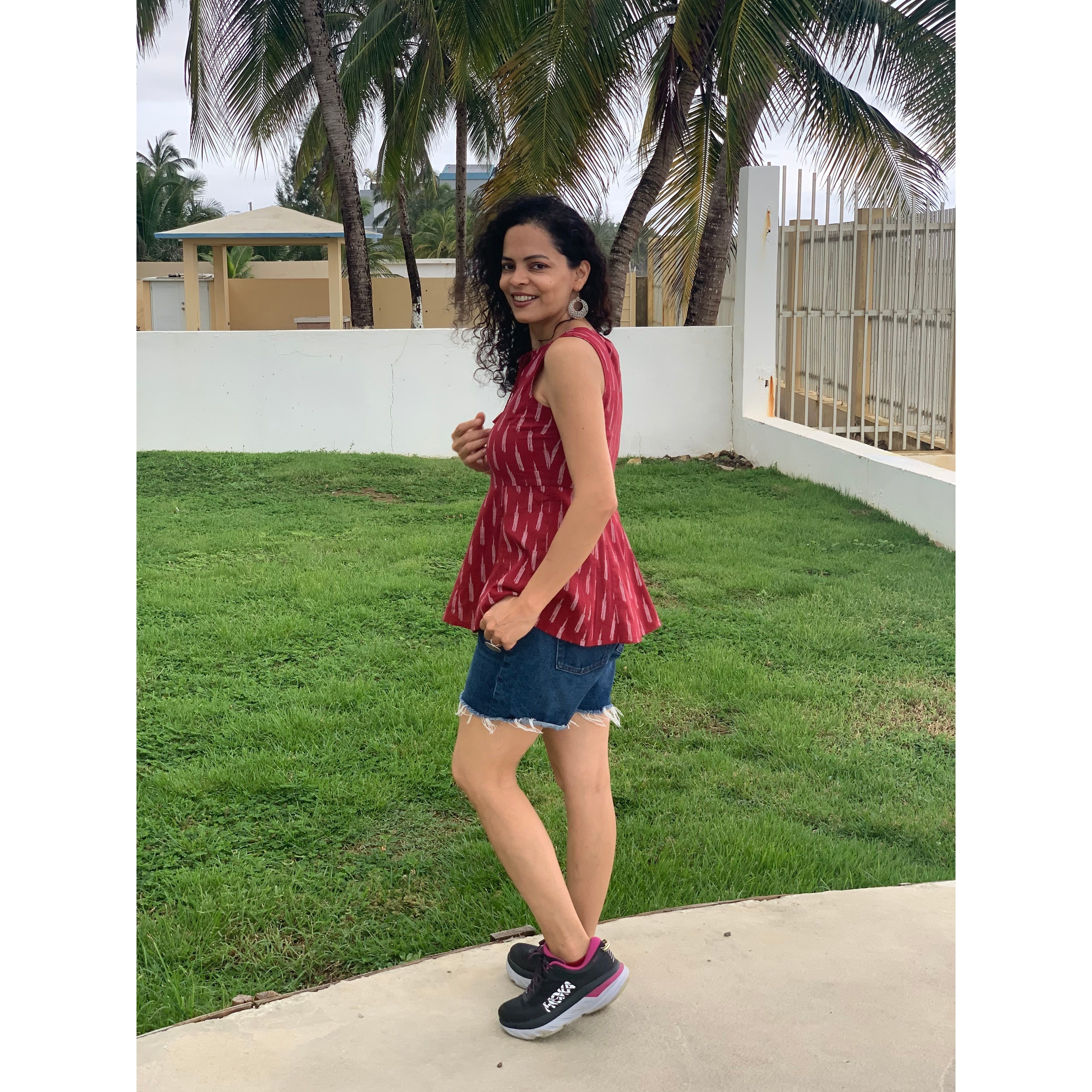 Stylish Sleeveless Indian Kurti Top - Red Cotton Ethnic Tunic for Women | Perfect for Summer, Festivals & Casual Wear