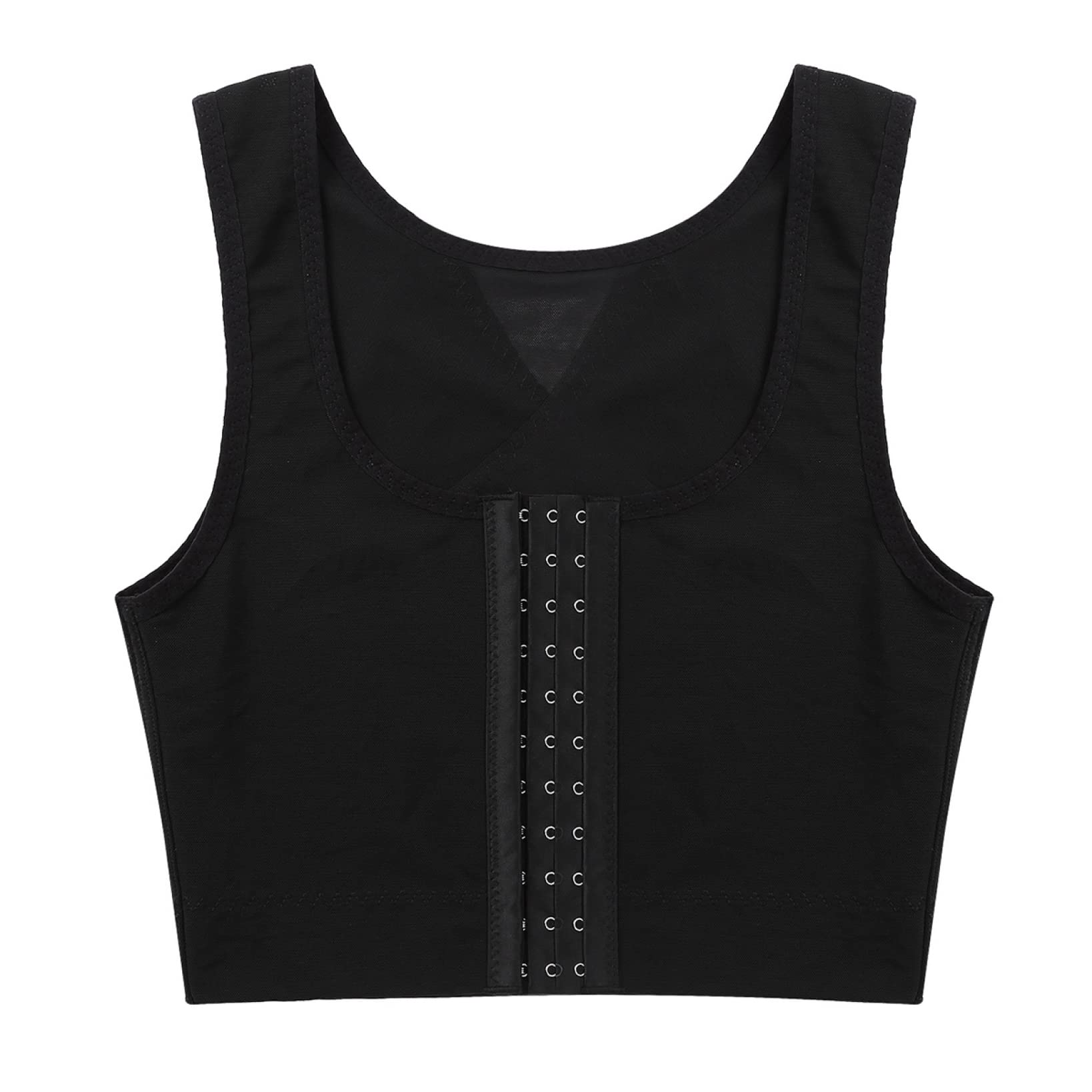 EBRICON Men's Body Shaper Compression Shirt - Slimming Vest for Chest & Tummy Control - Ideal for Gym, Workout & Everyday Wear