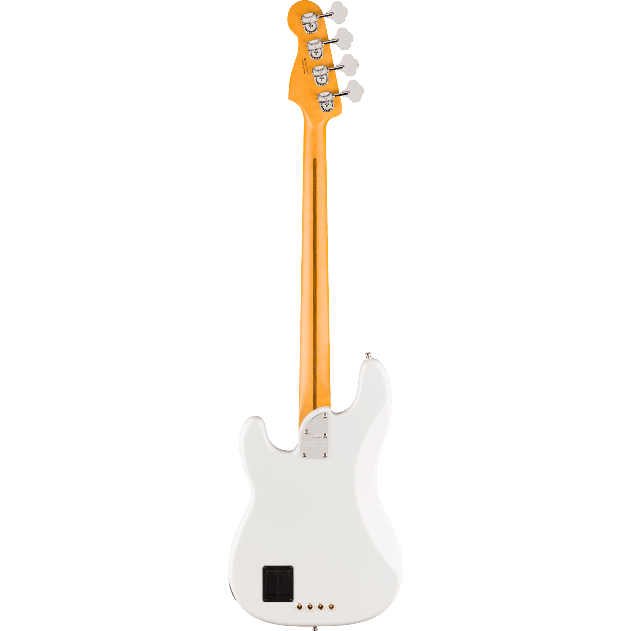 Fender American Ultra II Precision Bass Guitar - Avalanche White Finish | High-Performance Electric Bass for Professional Musicians & Recording Studios