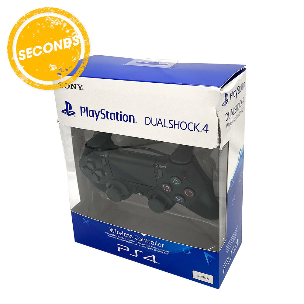 Refurbished Sony PS4 DualShock 4 Wireless Controller V2 - Jet Black | Official PlayStation 4 Gamepad | Perfect for Gaming, Streaming & Multiplayer Sessions