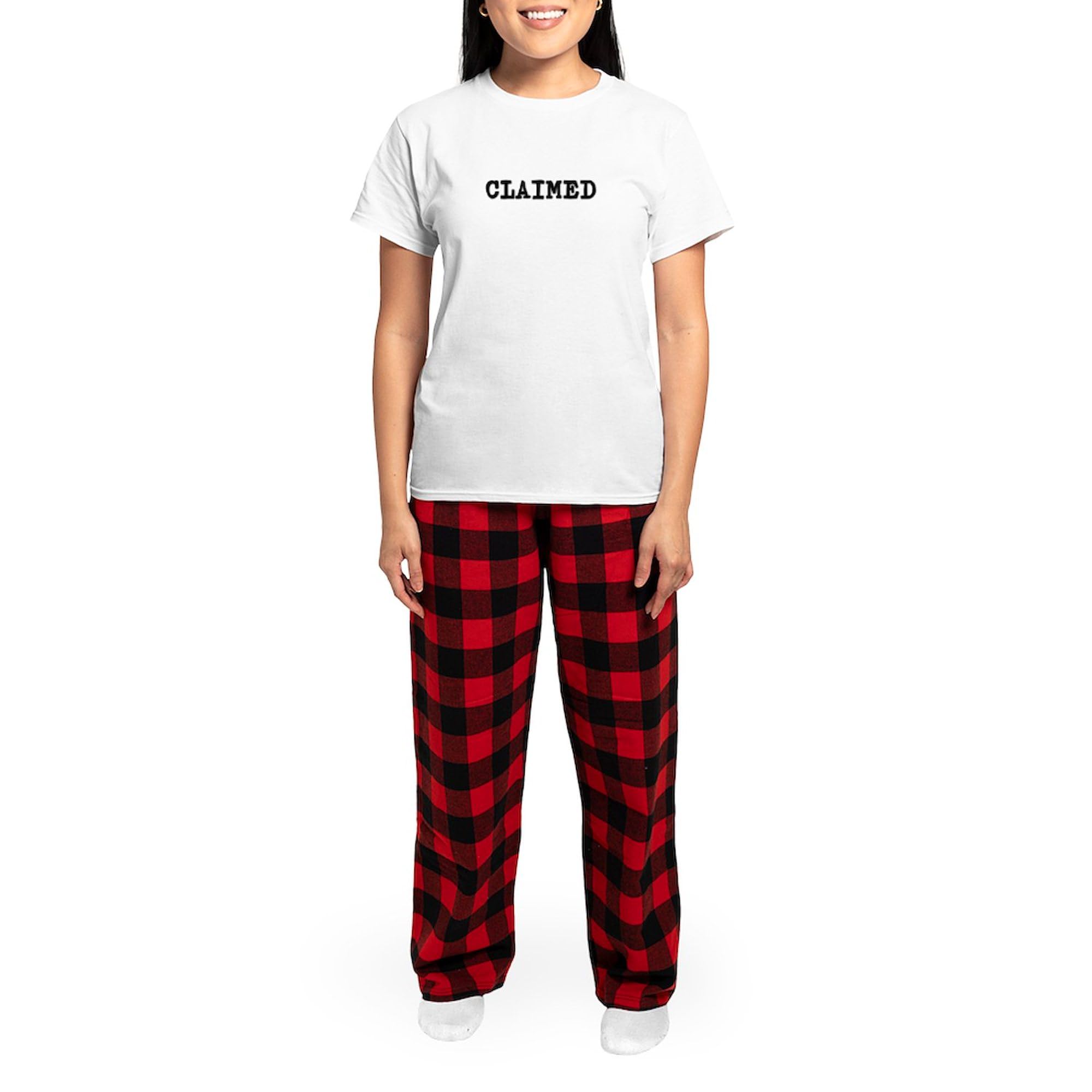 Claimed Pajamas for Women - Soft Cotton Pajama Set | Comfortable Sleepwear & Lounge Wear for Relaxing at Home or Sleepovers