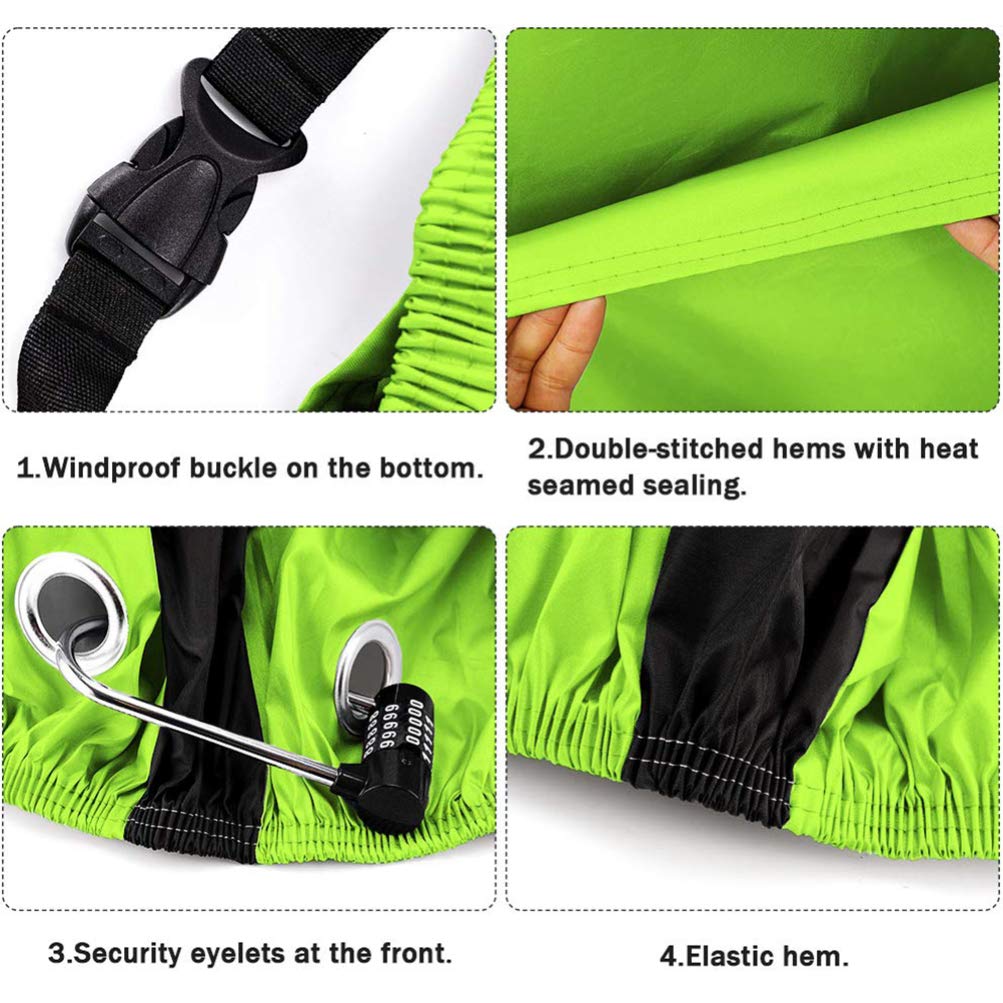 Waterproof Bike Cover for Outdoor Use - Durable Bicycle Protector for Rain, Snow & Sun - Perfect for Garage, Storage & Travel