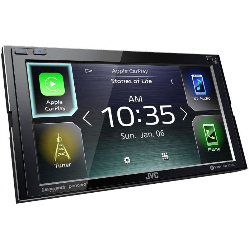 JVC KW-M750BT Wireless Car Stereo Receiver - Bluetooth, USB, AM/FM Radio, Hands-Free Calling - Perfect for Commuting, Road Trips, and Daily Driving