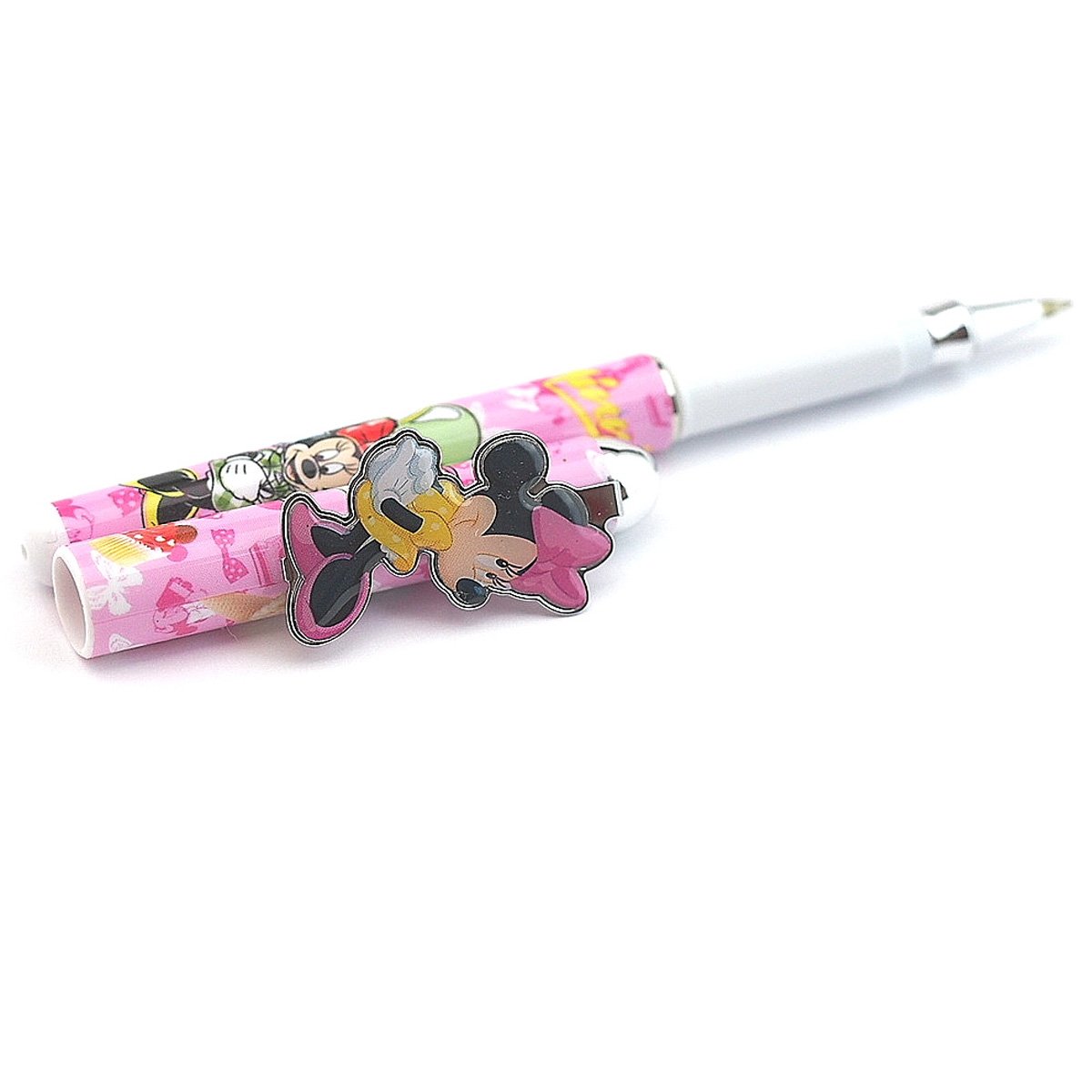 Minnie Mouse Pens Set of 2 - Disney Character Writing Pens for Kids & Adults - Perfect for School, Office, and Gift Giving