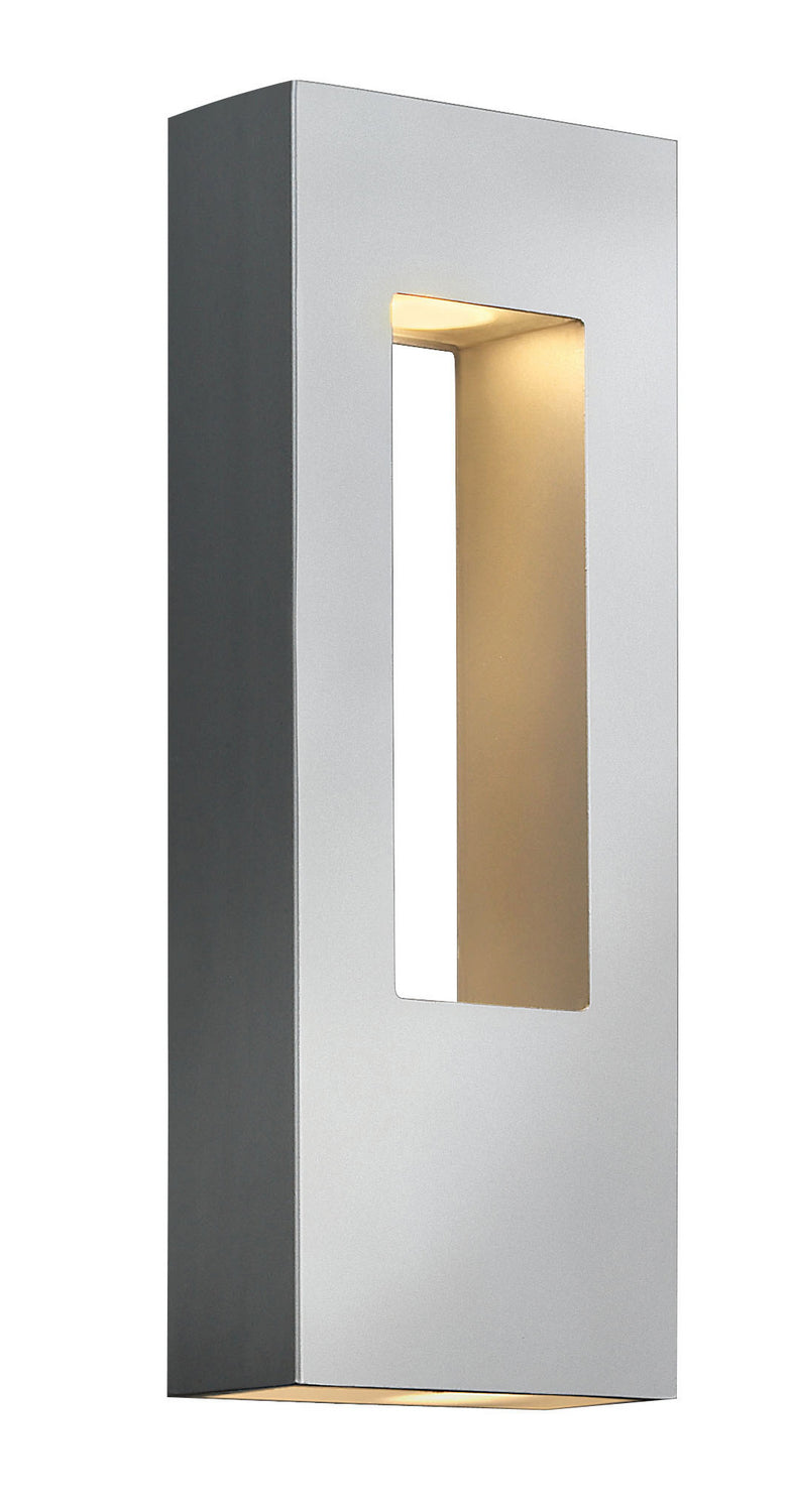 Premium Atlantis LED Wall Mount in Titanium - Modern Lighting Fixture for Living Room, Bedroom & Office Decor
