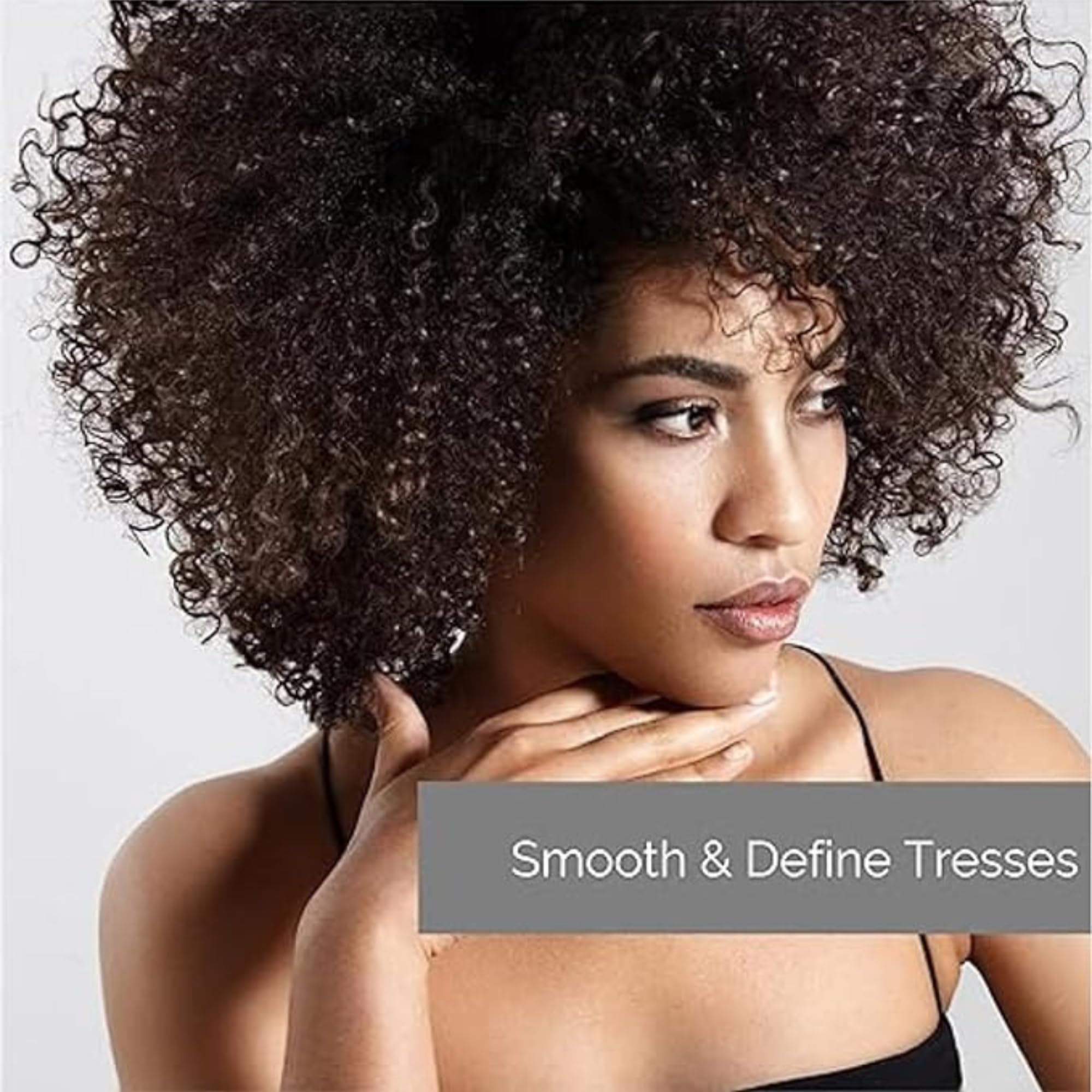 GIOVANNI ECO CHIC Frizz Be Gone Smoothing Anti-Frizz Hair Serum - Natural Botanical Infused, Adds Shine & Protects Hair Color, Paraben-Free Salon Quality Treatment (2.75 fl oz) - Perfect for Dry, Frizzy Hair & Color-Treated Locks at Home or Salon