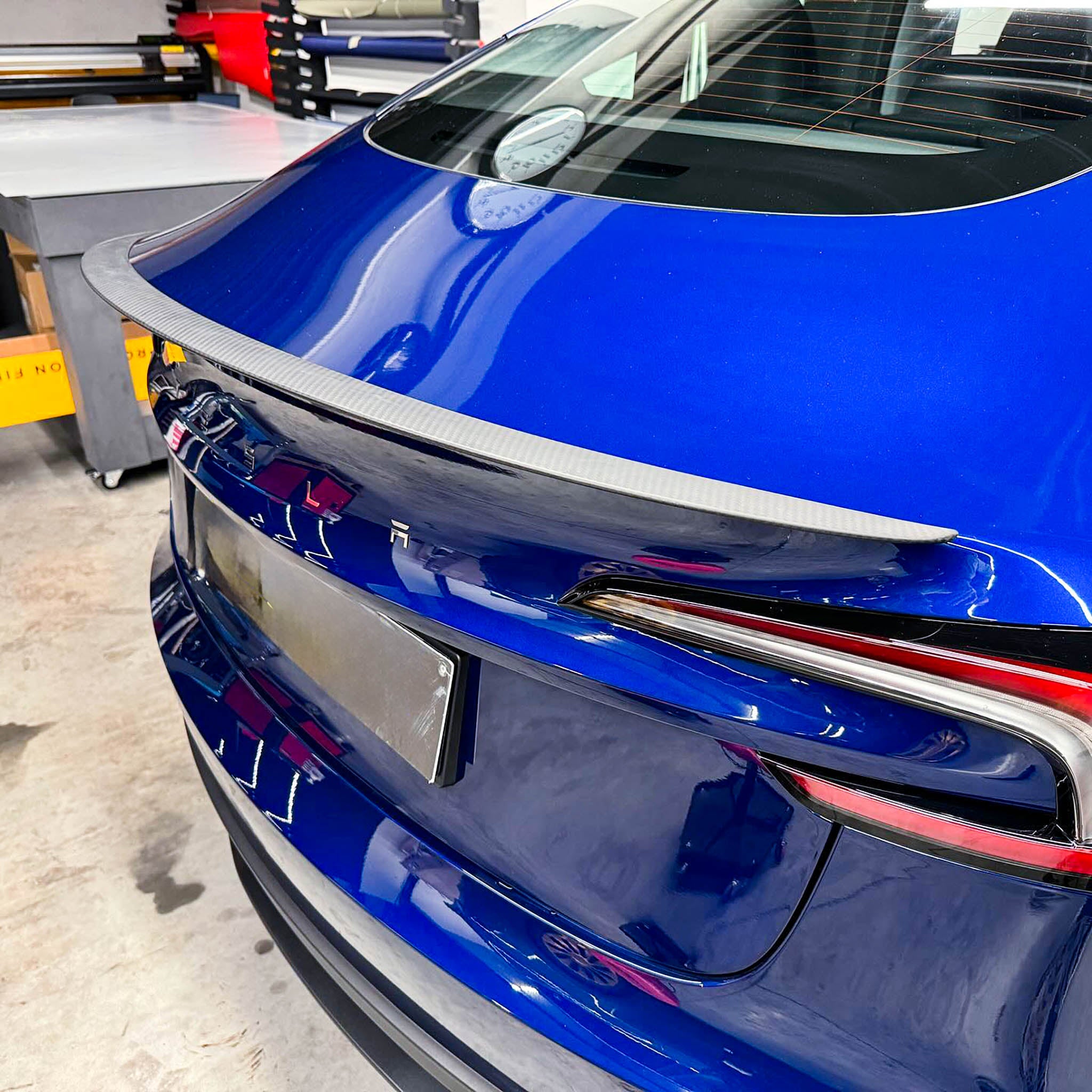 Premium Real Carbon Fiber Spoiler for Tesla Model 3 Highland (2024+) - Performance Style Upgrade | Enhance Your Tesla's Aerodynamics & Sporty Look | Perfect for Car Enthusiasts & Street Racing