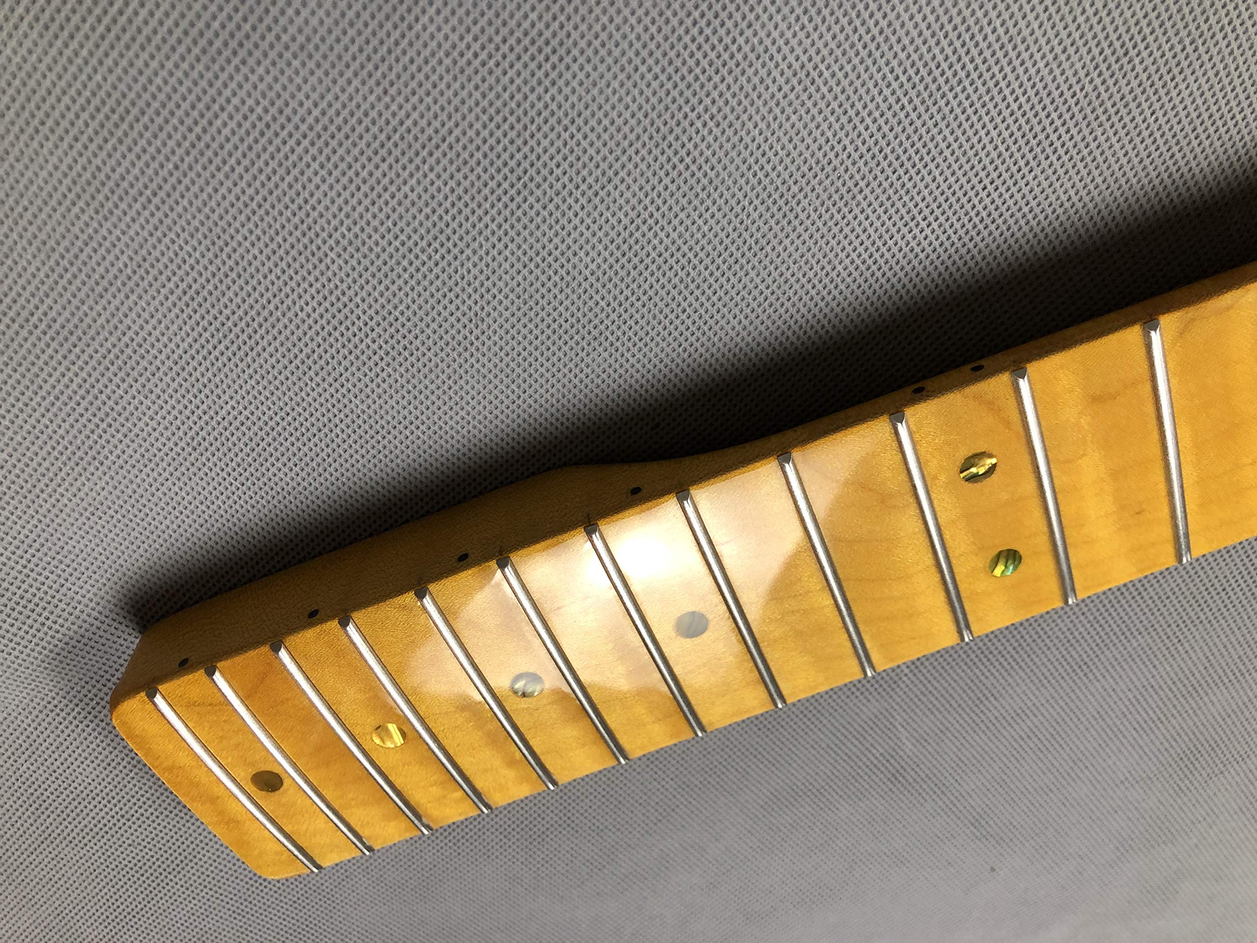 Premium Flame Maple Guitar Neck - 21 Frets, 25.5