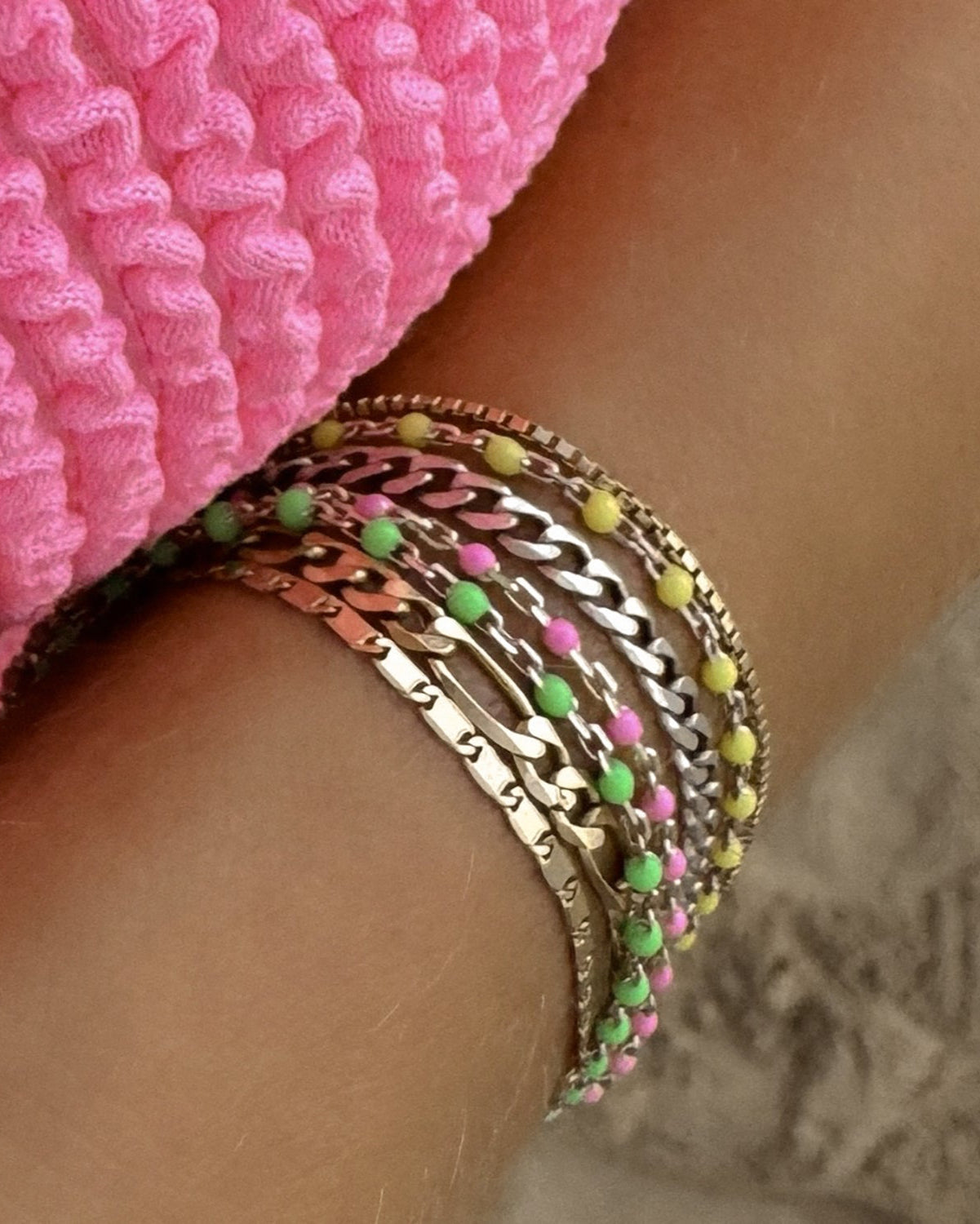 Fresh Lime Candy Chain Bracelet for Women - Trendy Citrus Scented Beaded Jewelry - Perfect for Summer Fashion & Gifts