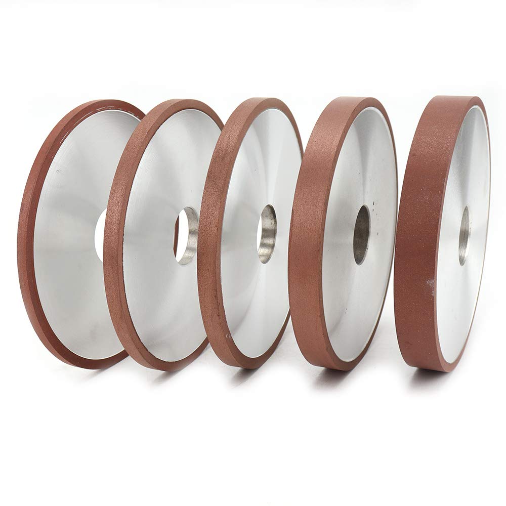 4 Inch Diamond Grinding Wheel 400 Grit - 10mm Thickness Resin Bond for Tungsten Steel Milling Cutter & Tool Sharpener - Perfect for Grinder Accessories & Metalworking Projects