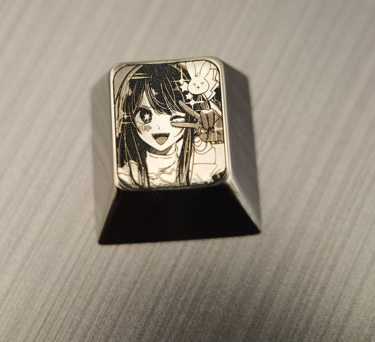 Custom Titanium Alloy Engraved Keycaps - Personalized Keyboard Keycaps for Mechanical Keyboards | Perfect for Gaming, Typing & Custom Keyboard Builds