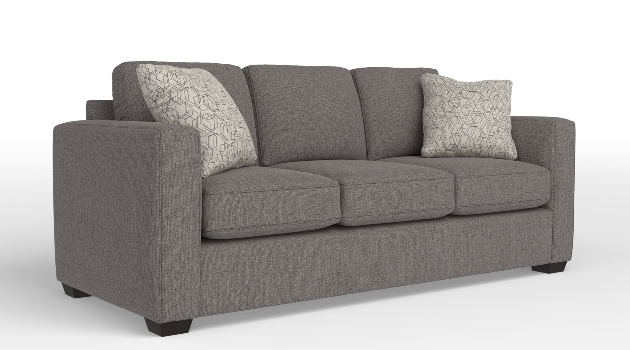 Stylish Caleb Sofa in Patina Grey - Modern Living Room Furniture for Comfortable Home Decor