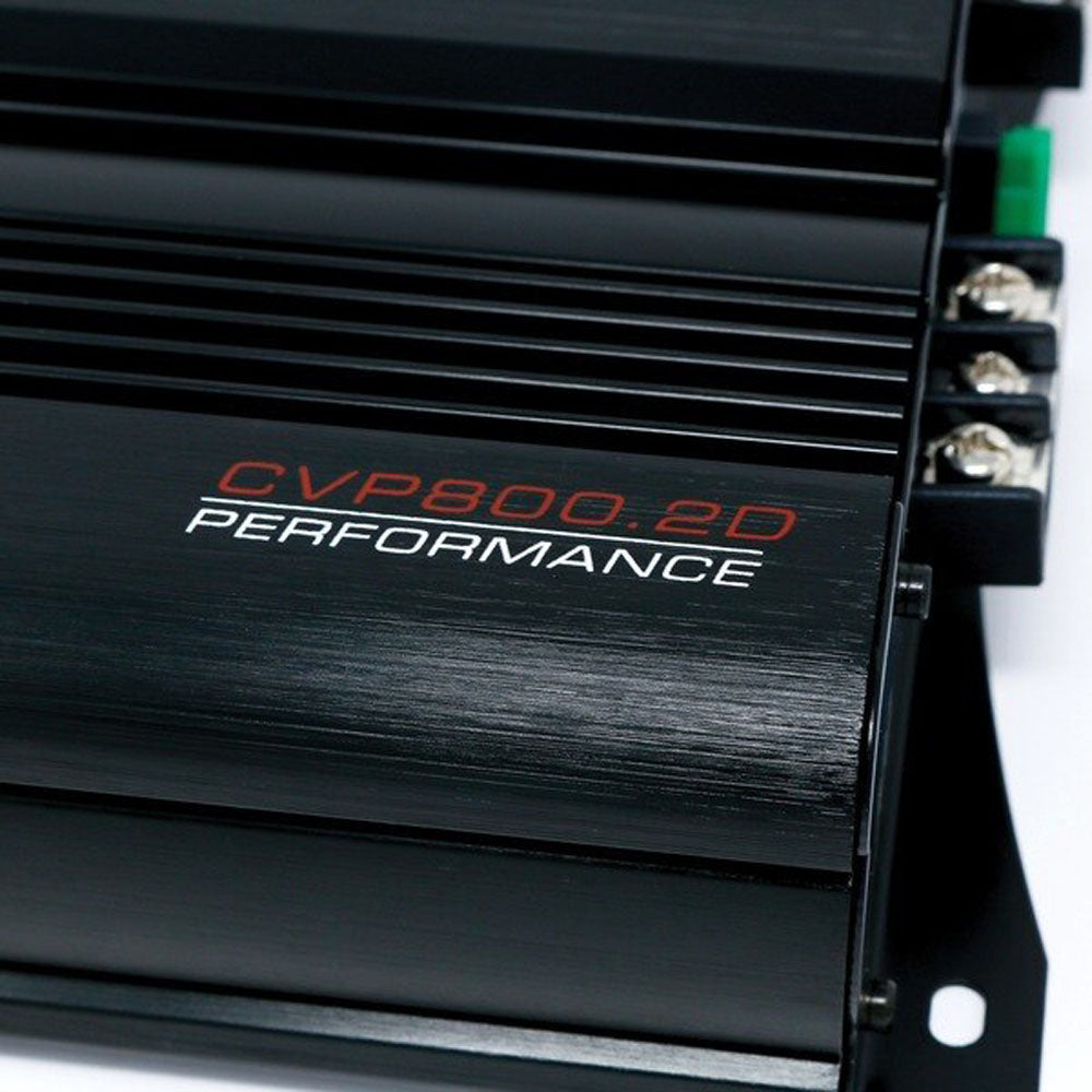 Cerwin Vega CVP8002D CVP Series 2-Channel Car Amplifier - 2 Ohm Stable, Class A/B, High Power for Car Audio Systems - Perfect for Upgrading Your Vehicle's Sound System