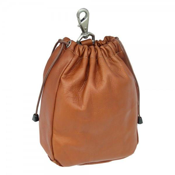 Premium Genuine Leather Large Drawstring Pouch - Organizer for Jewelry, Coins & Essentials - Travel, Home & Office Storage Solution