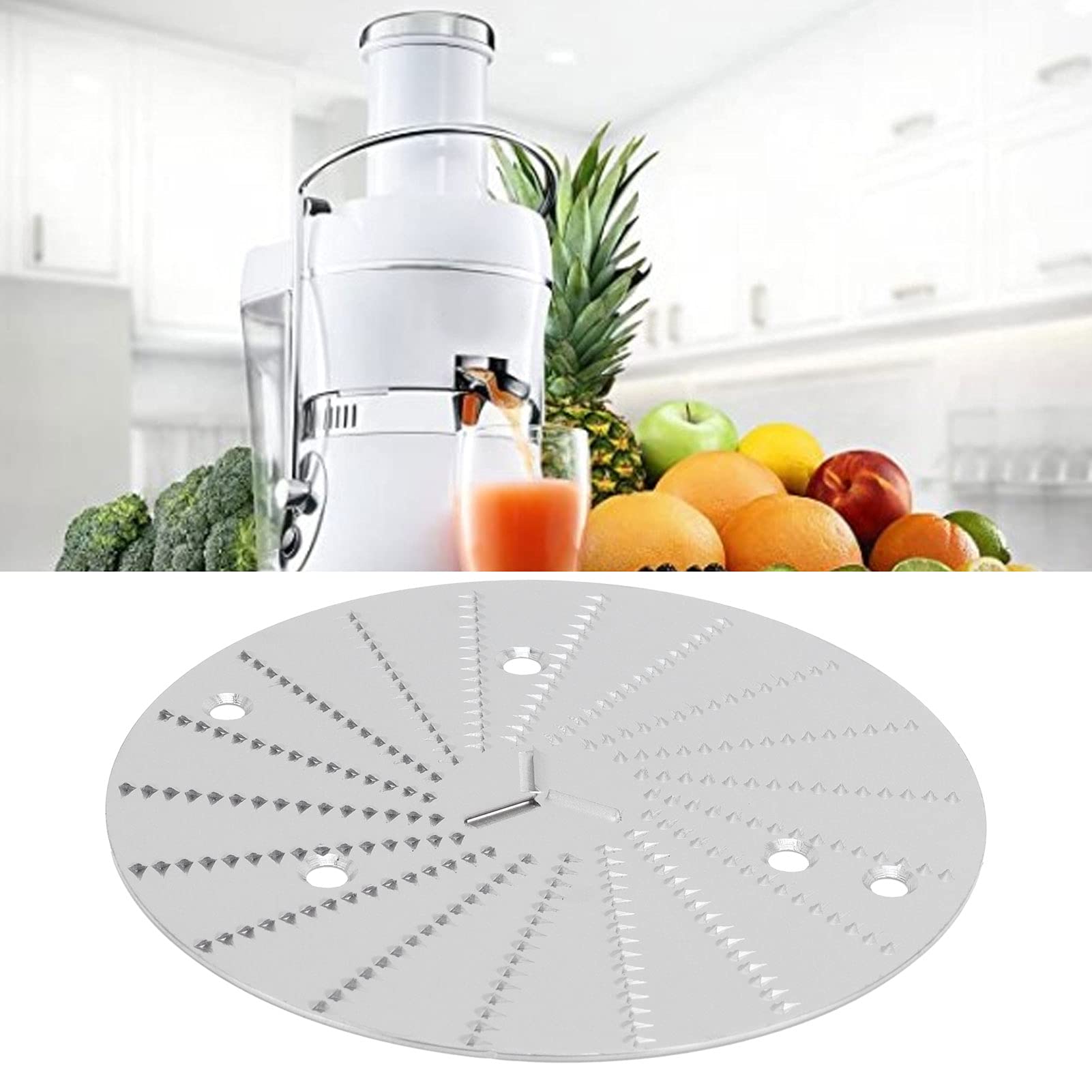 Premium Stainless Steel Juicer Blade Replacement with Fixed Screws - Compatible with Lalanne Jack Juicer Power - Durable Juicer Replacement Parts for Fresh Fruit & Vegetable Juicing at Home