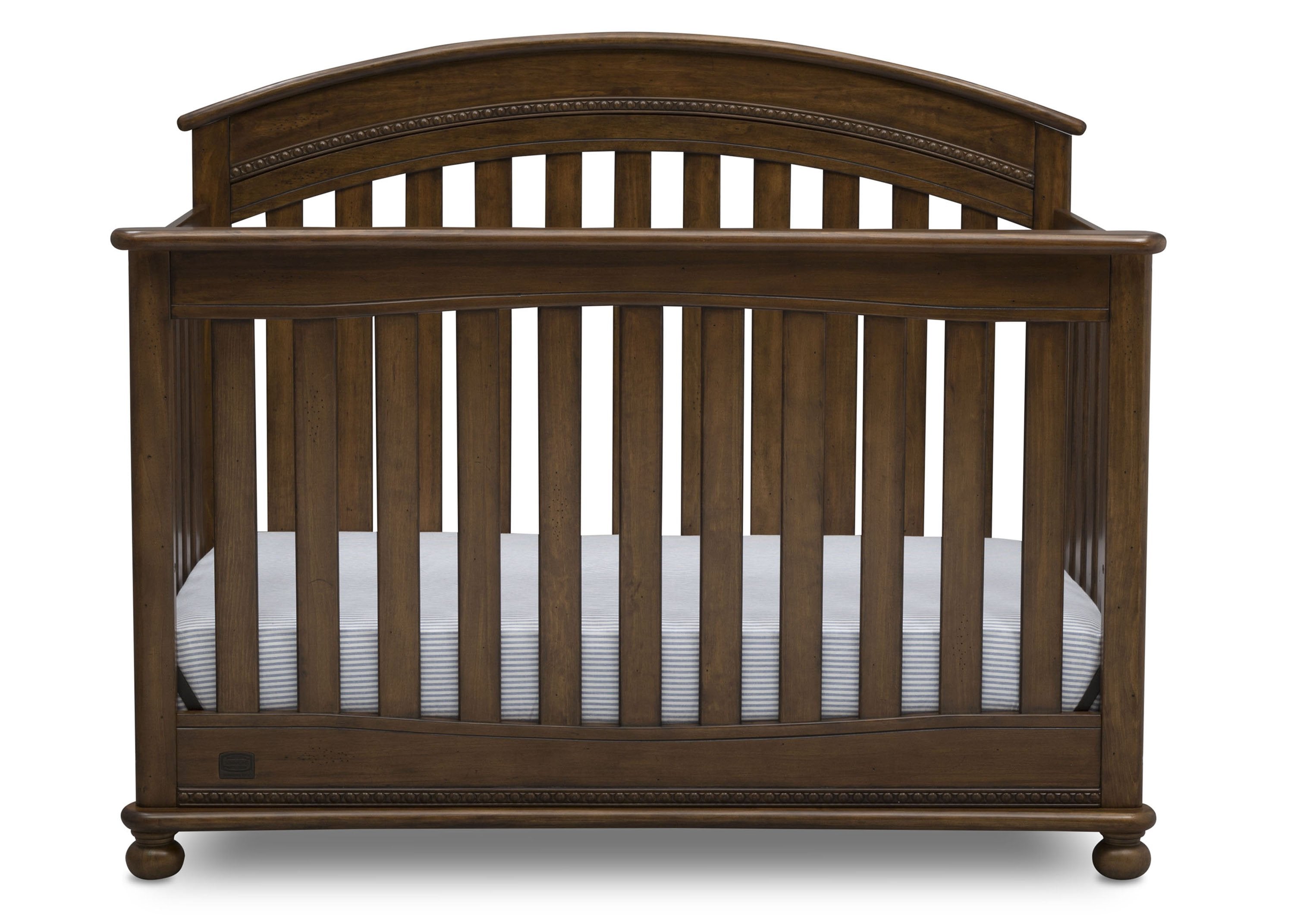 Aden 4-in-1 Convertible Baby Crib - Toddler Bed, Daybed & Full-Size Bed - Safe & Stylish Nursery Furniture for Newborns to Teens - Perfect for Bedrooms, Daycare & Guest Rooms