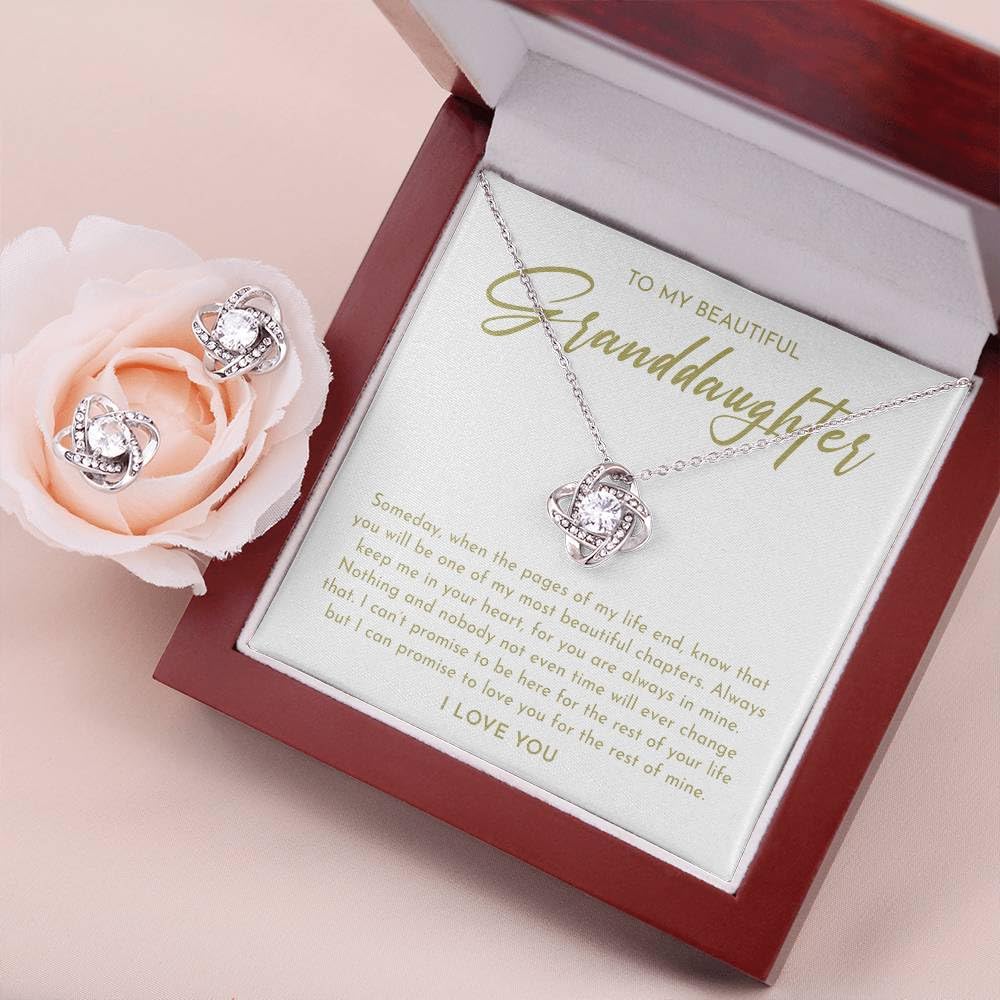Personalized Granddaughter Necklace - Heartfelt Gift from Grandparents, Birthday Jewelry for Granddaughters - Perfect for Birthdays, Graduation & Special Occasions