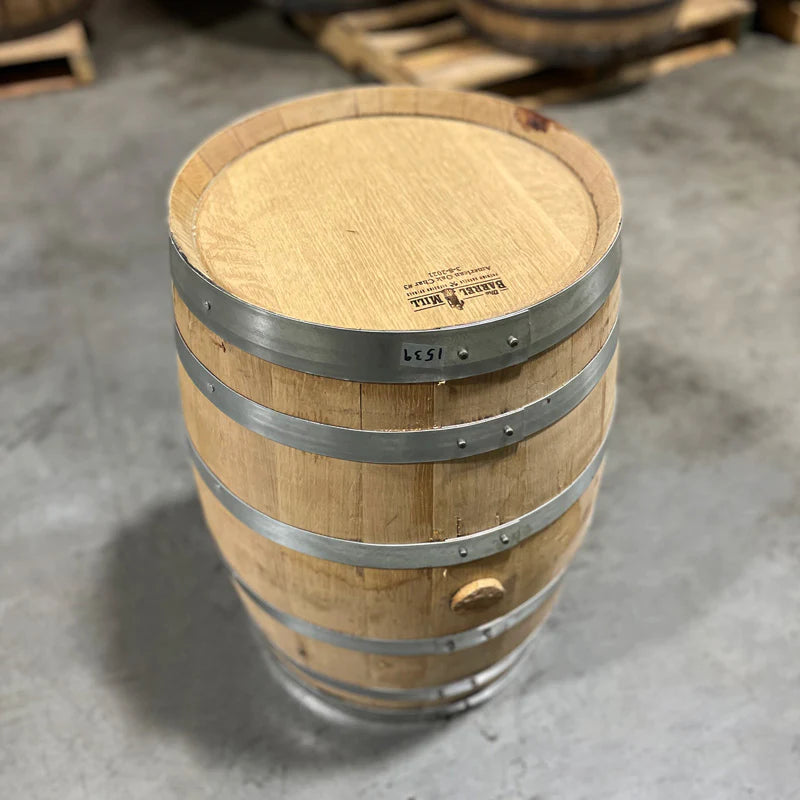 15 Gallon Corsair Distillery Peated Whiskey Barrel - Fresh Dumped, Once Used Oak Cask for Home Brewing & Aging Spirits - Perfect for Whiskey, Bourbon, Rum & Craft Cocktails
